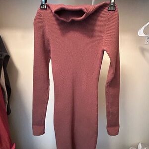 Princess Polly - brown turtleneck midi sweater dress size xs/s